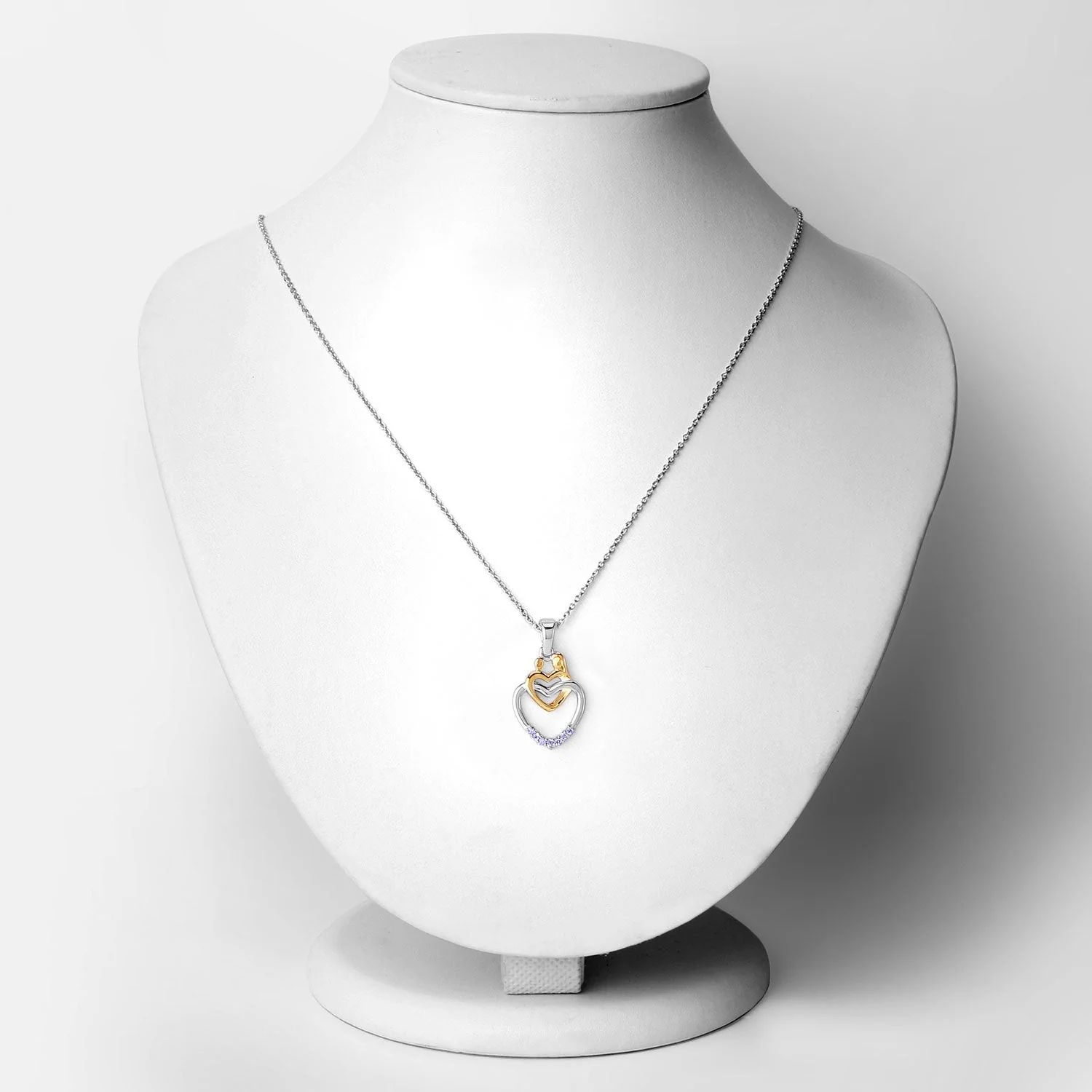 0.14 Carat Genuine Tanzanite .925 Sterling Silver Pendant - Image 2