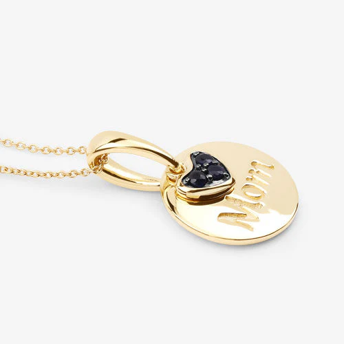 0.20 Carat Genuine Blue Sapphire .925 Sterling Silver Pendant - Image 10