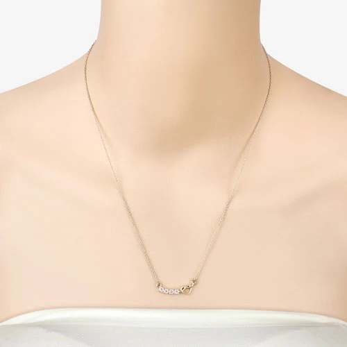0.30 Carat Genuine Blue Topaz .925 Sterling Silver Necklace - Image 7