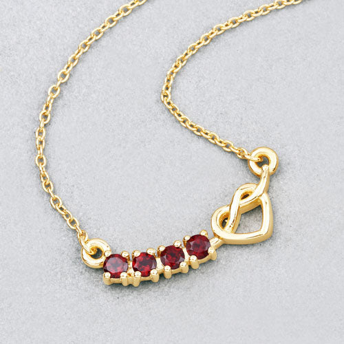0.32 Carat Genuine Garnet .925 Sterling Silver Necklace - Image 7