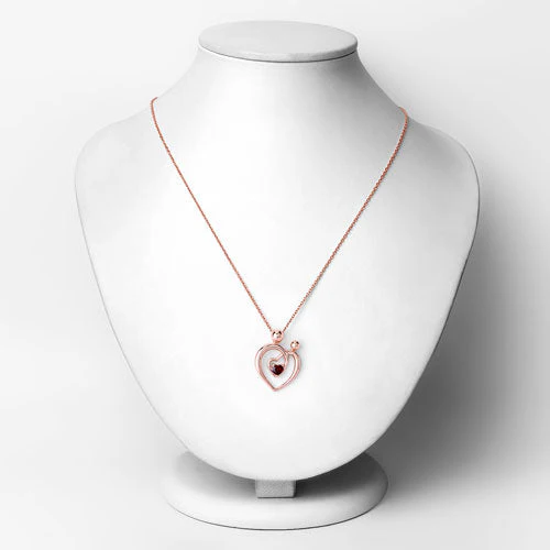 0.32 Carat Genuine Garnet .925 Sterling Silver Pendant - Image 6