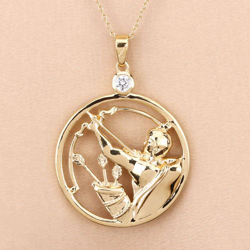 0.33 Carat Genuine White Zircon .925 Sterling Silver Pendant - Image 13