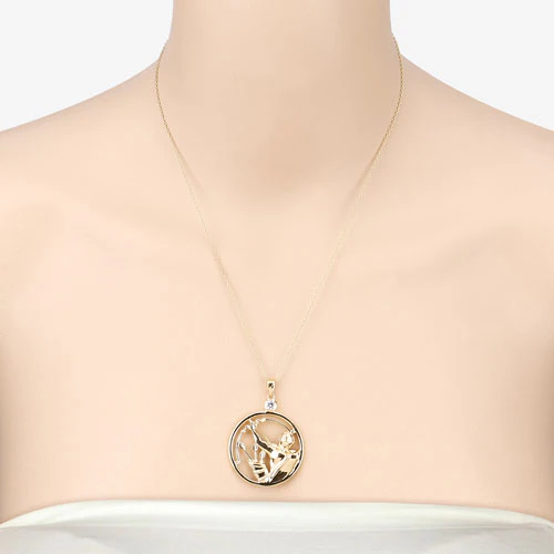 0.33 Carat Genuine White Zircon .925 Sterling Silver Pendant - Image 14