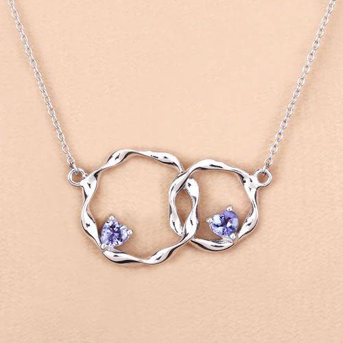 0.38 Carat Genuine Tanzanite .925 Sterling Silver Pendant - Image 11