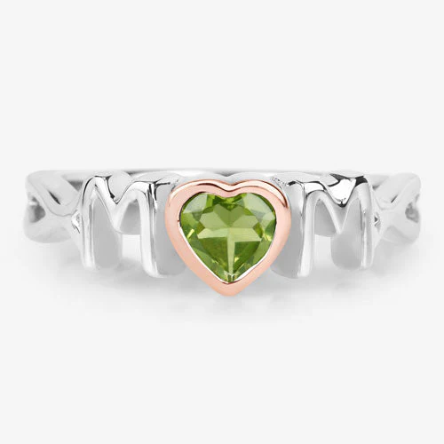 0.44 Carat Genuine Peridot .925 Sterling Silver Ring - Image 9