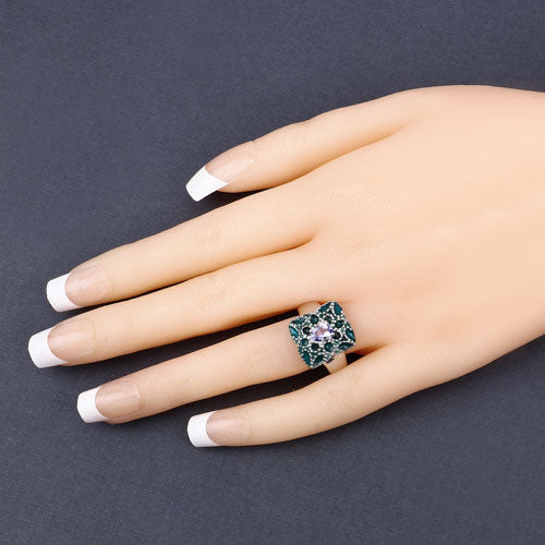 0.44 Carat Genuine Tanzanite .925 Sterling Silver Ring - Image 15