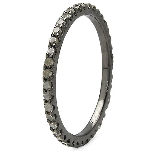 0.60 Carat Genuine TLB Diamond .925 Sterling Silver Ring - Image 6