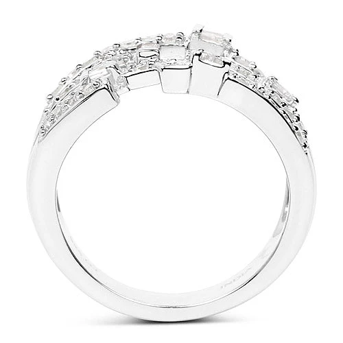 0.60 Carat Genuine White Diamond .925 Sterling Silver Ring - Image 5