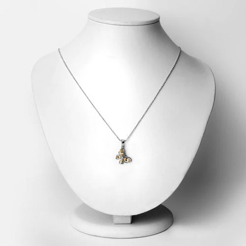 0.62 Carat Genuine Citrine .925 Sterling Silver Pendant - Image 6