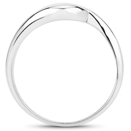 0.74 Carat Genuine Blue Topaz .925 Sterling Silver Ring - Image 2
