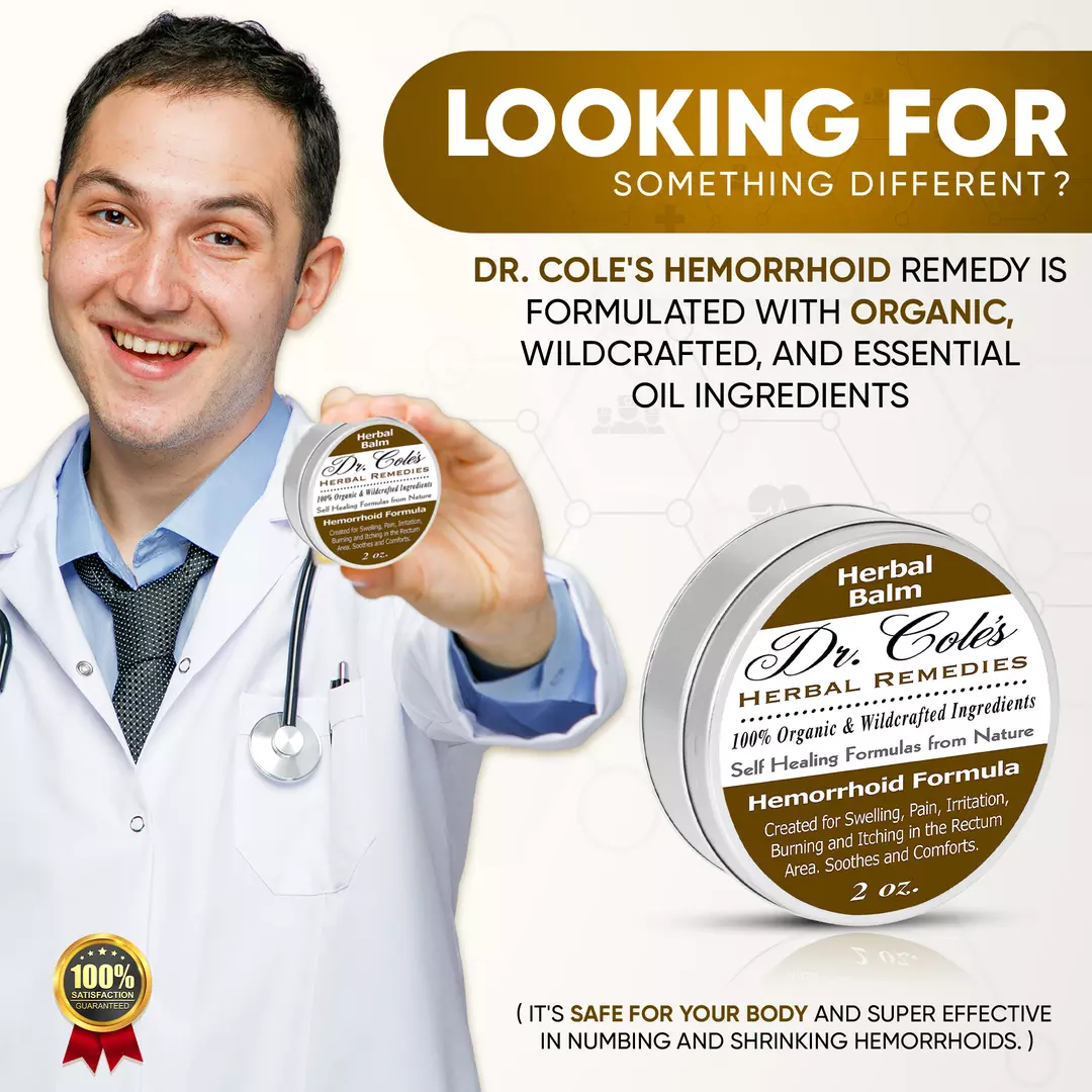 01 - Dr. Cole's Organic Hemorrhoid Balm - Image 3