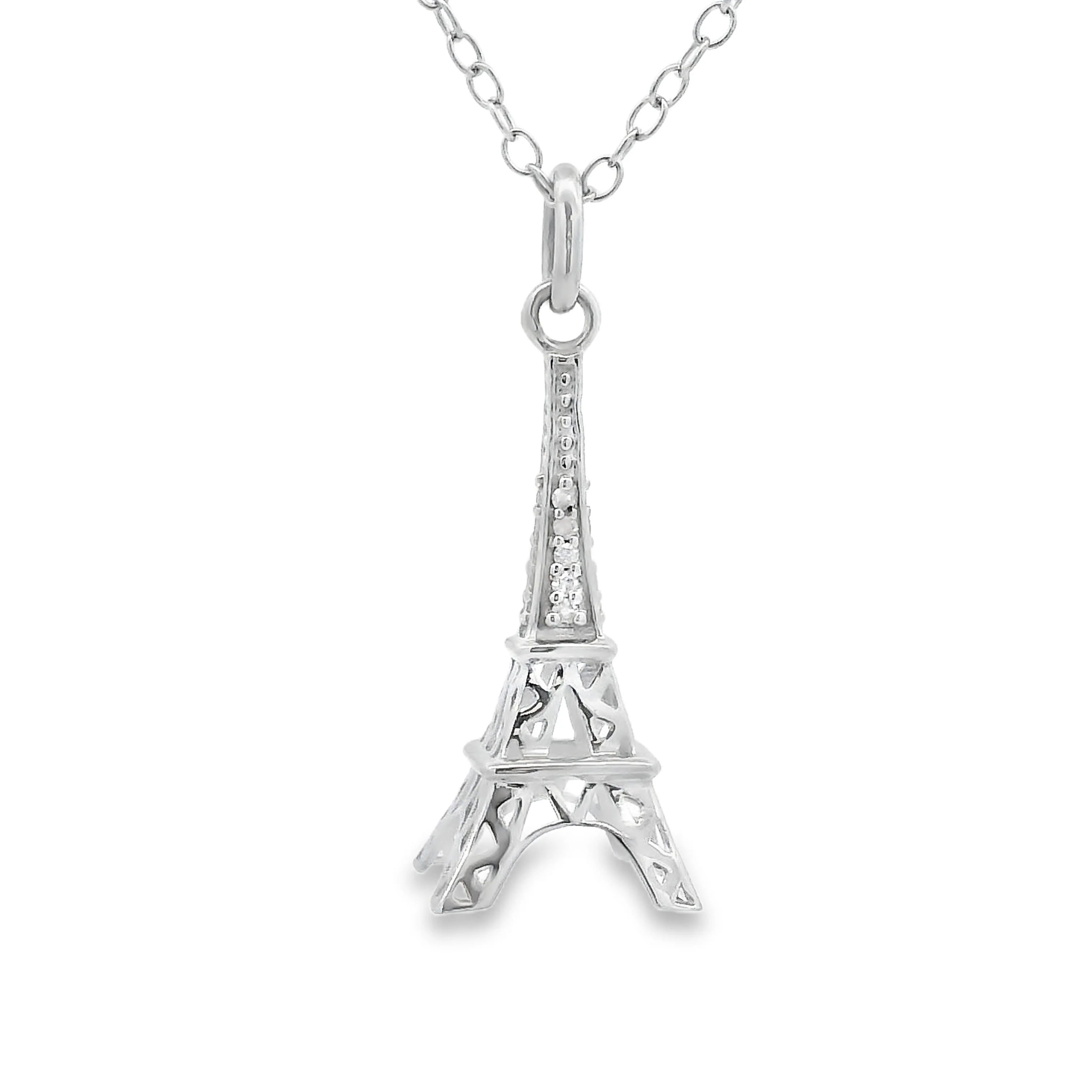 .06ct Diamond Fashion Pendants Sterling Silver - Image 3