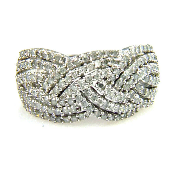 1.00ct Diamond Ring 10KT White Gold - Image 4