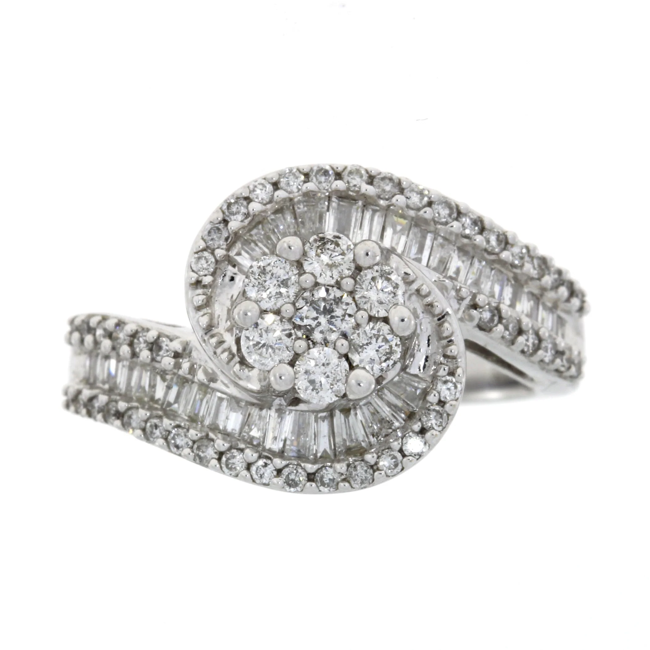 1.00ct Diamond Ring 14KT White Gold