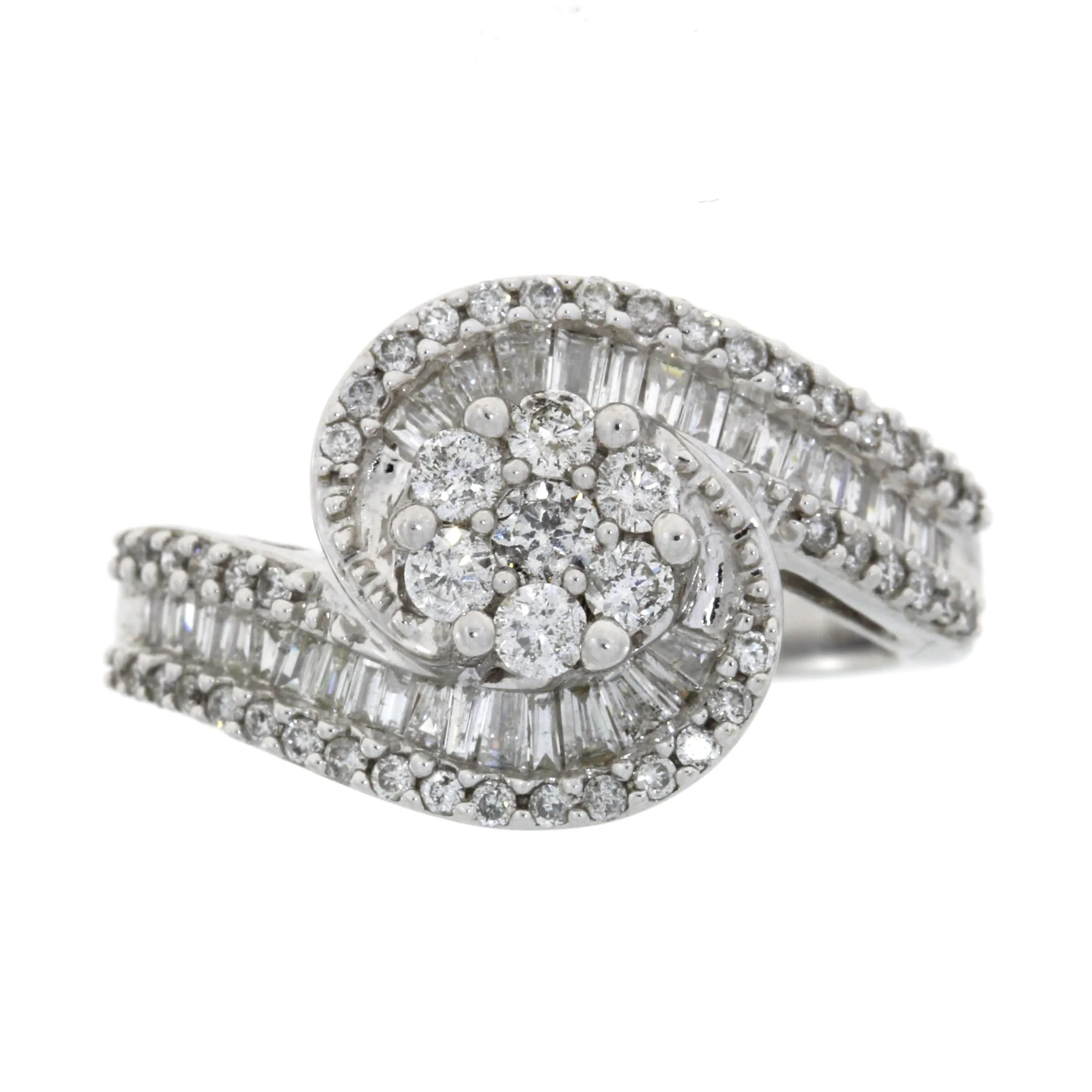 1.00ct Diamond Ring 14KT White Gold - Image 4