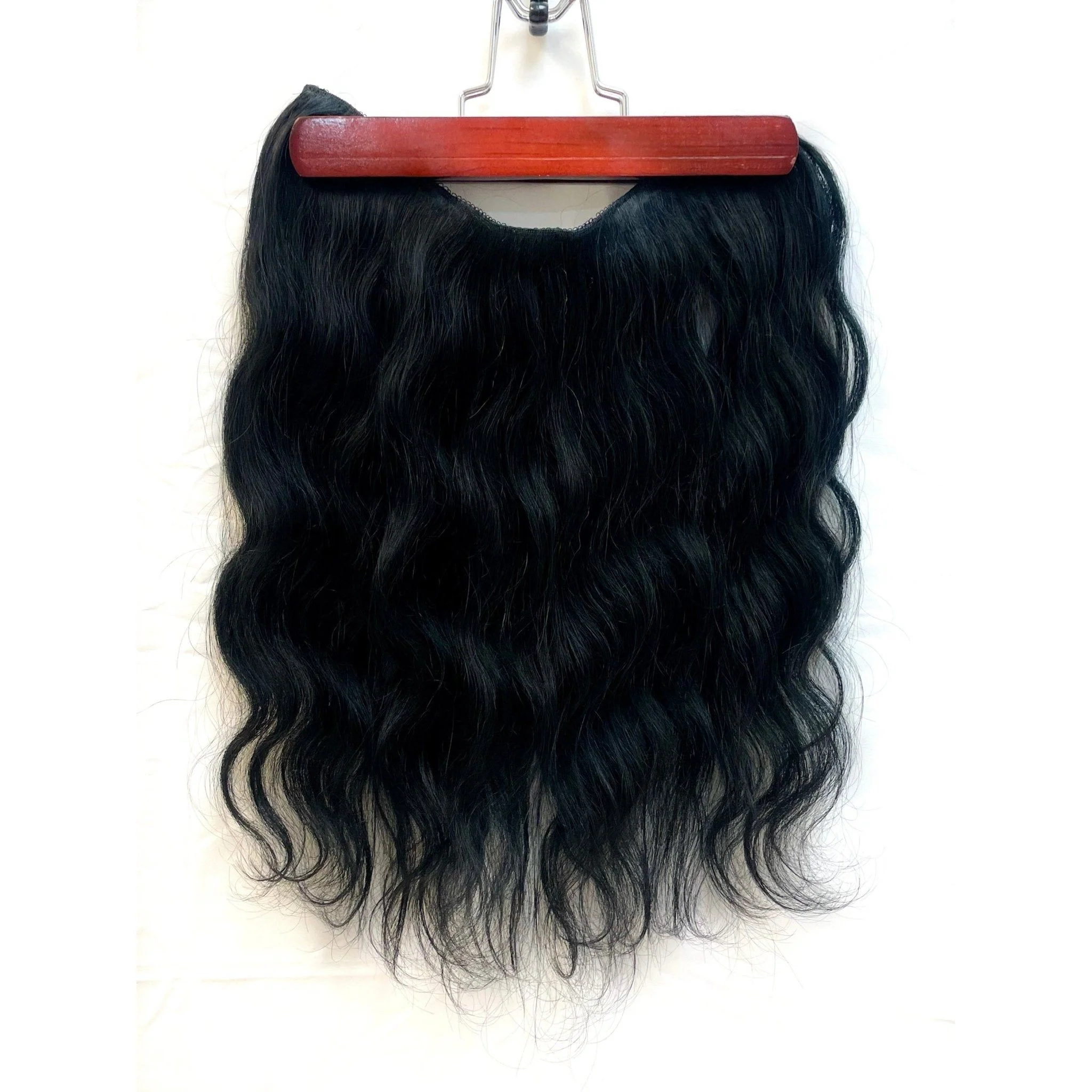 100% Human Hair Vip Brand BandX Halo  Body Wave 18'' with Clip