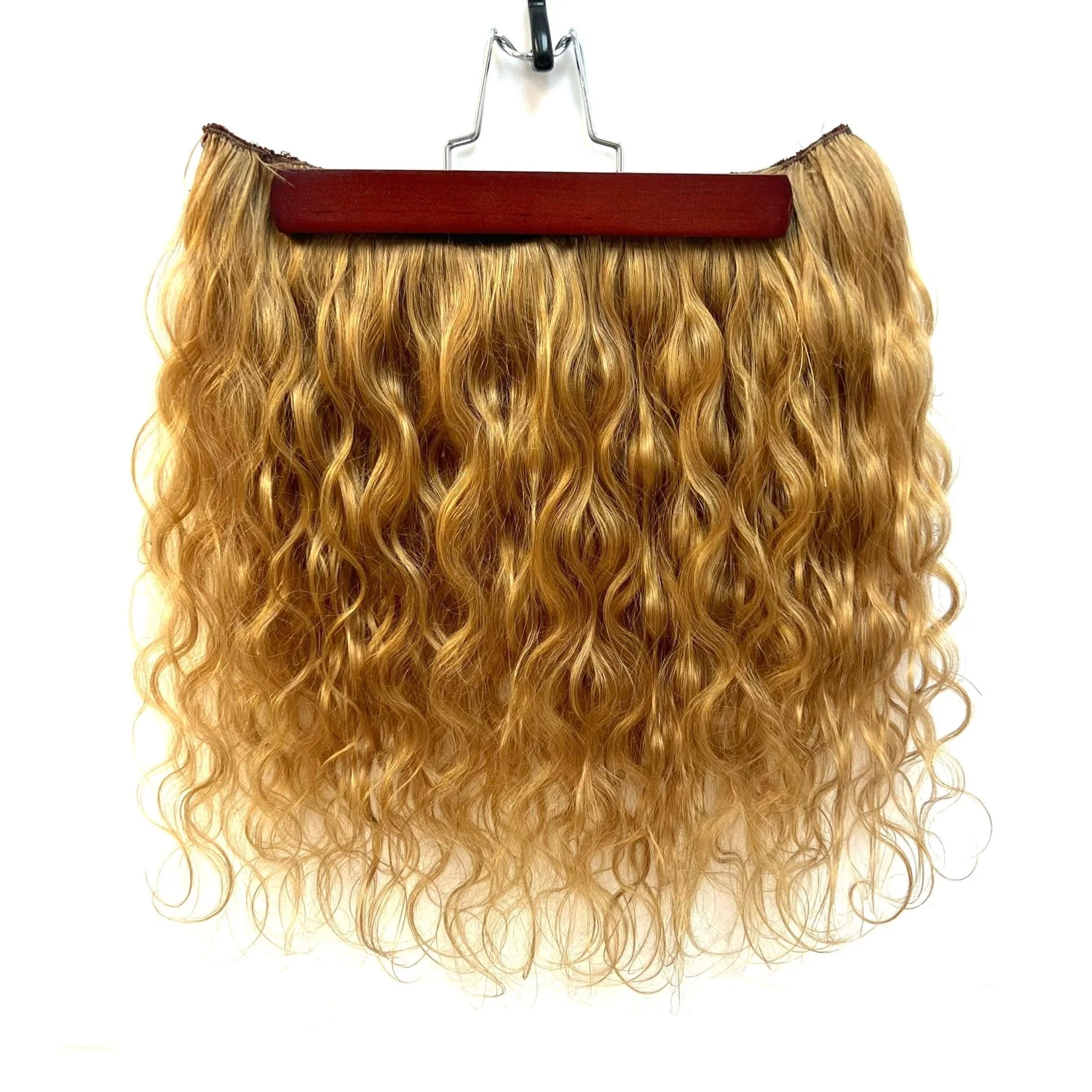 100% Human Hair Vip Brand BandX Halo  Body Wave 18'' with Clip - Image 10
