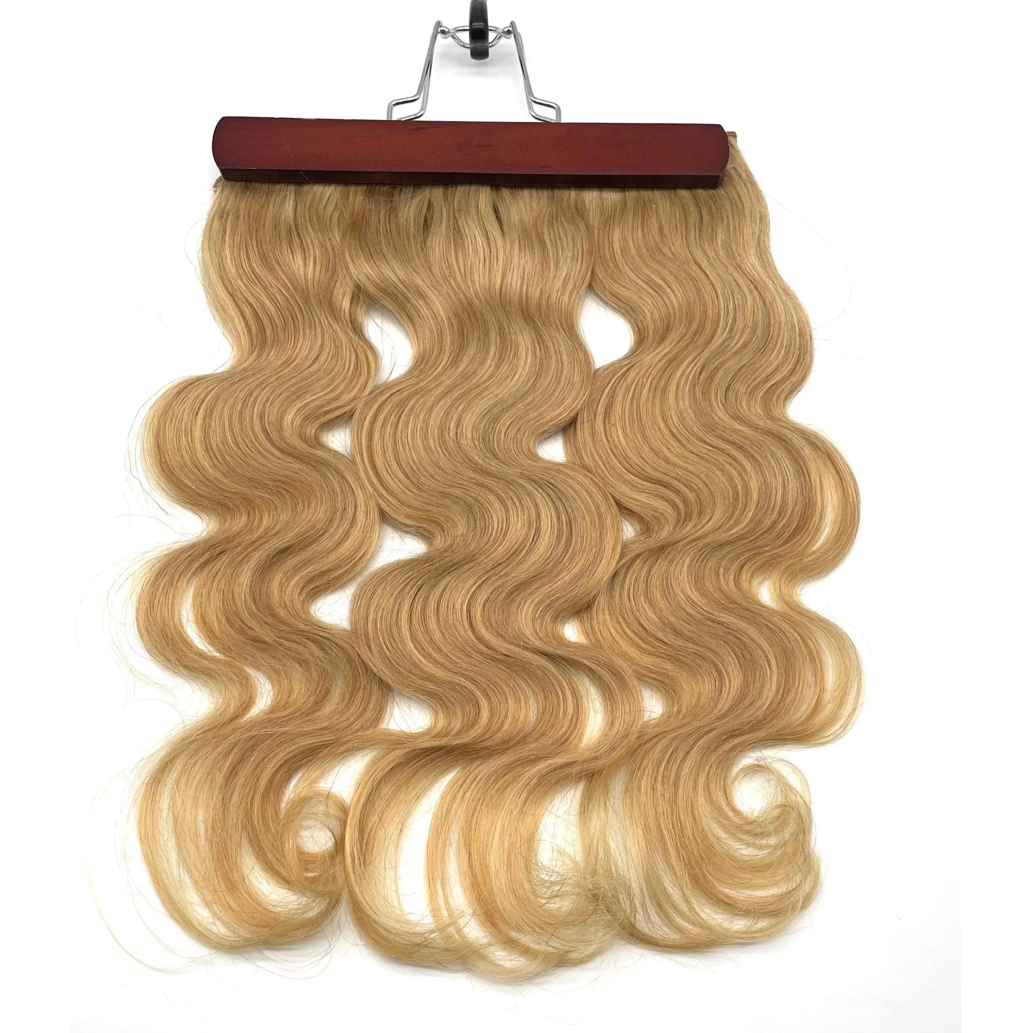100% Human Hair Vip Brand BandX Halo  Body Wave 18'' with Clip - Image 11