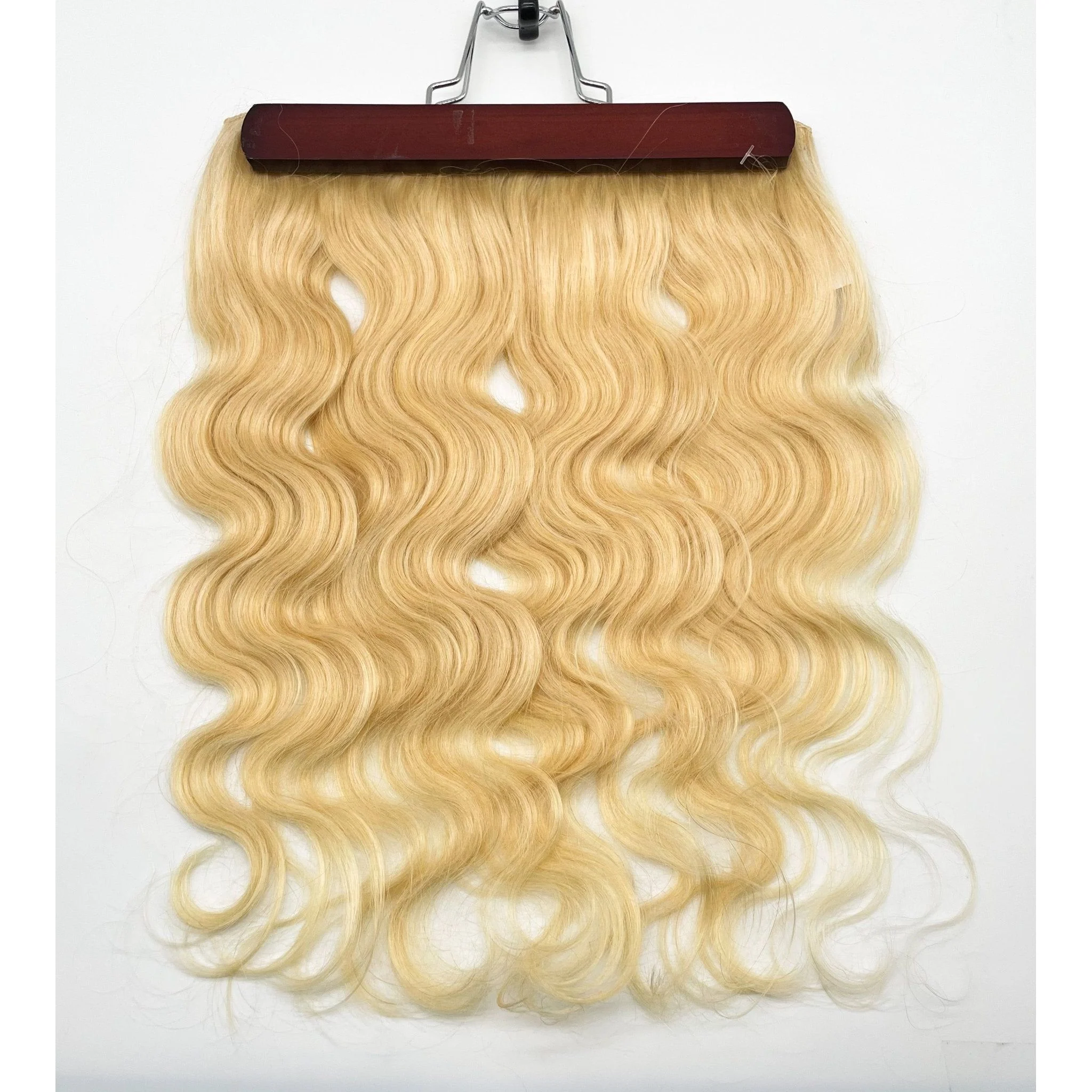 100% Human Hair Vip Brand BandX Halo  Body Wave 18'' with Clip - Image 4