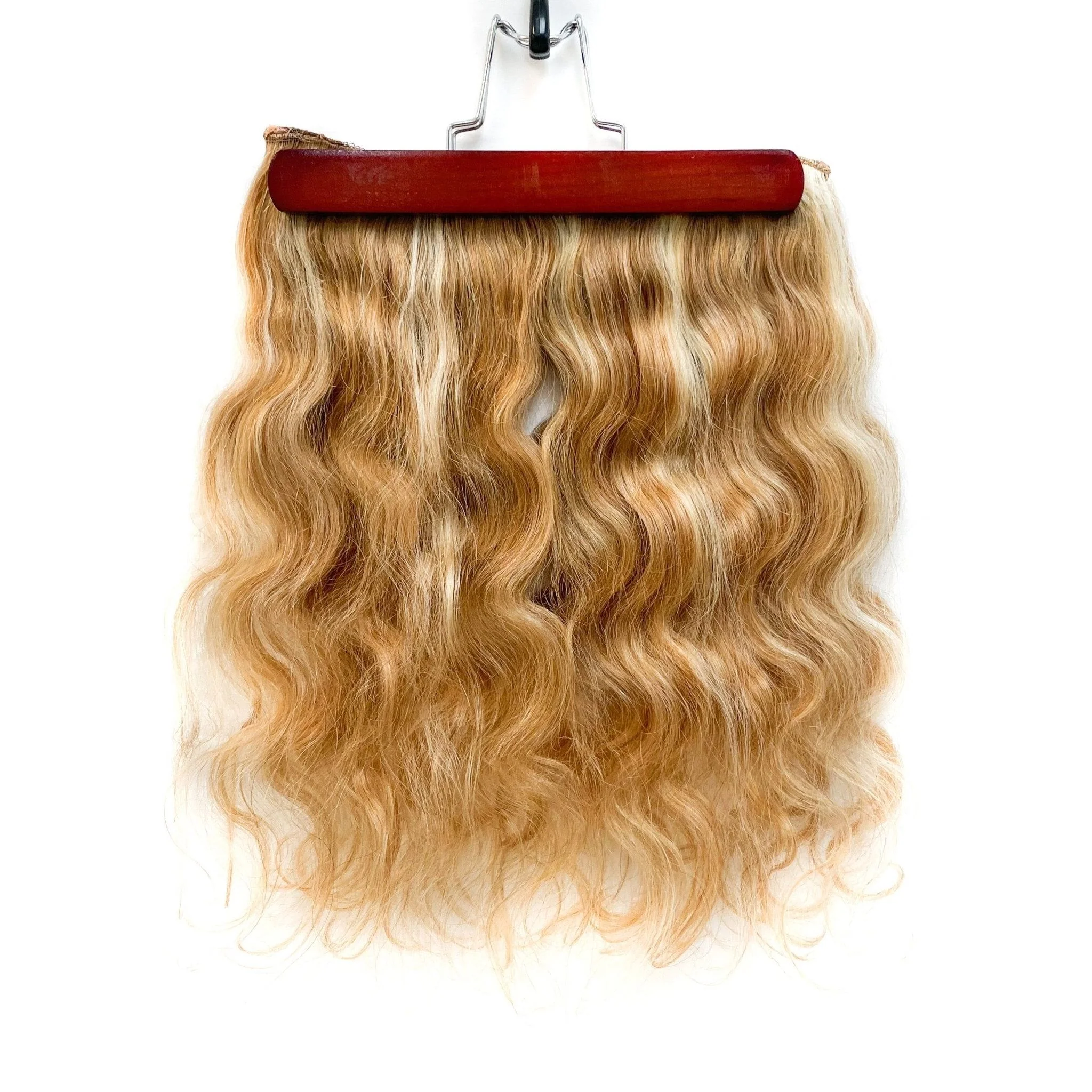 100% Human Hair Vip Brand BandX Halo  Body Wave 18'' with Clip - Image 9