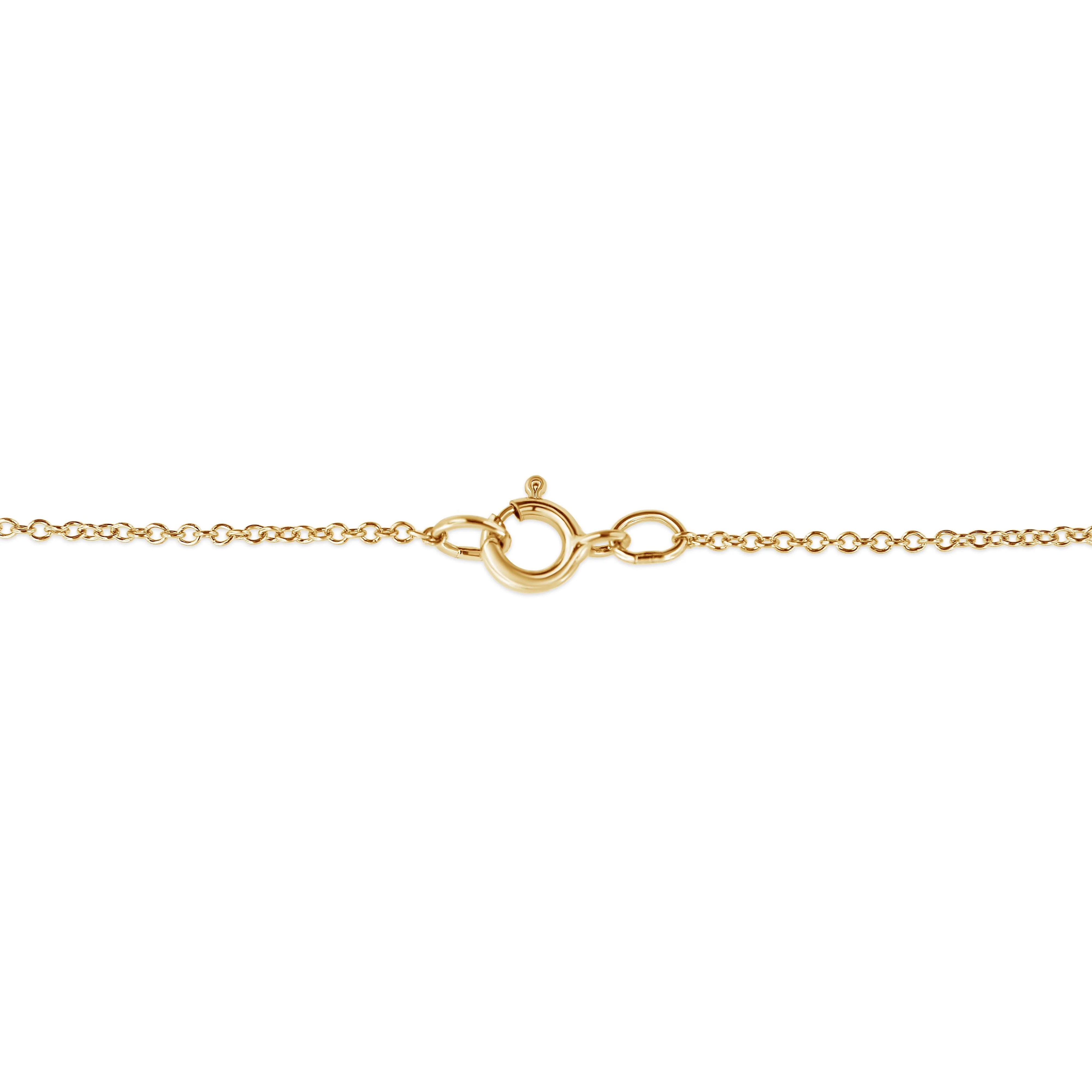 10K Yellow Flashed .925 Sterling Silver 1/4 Cttw Champagne Diamond Filigree Cross Pendant Necklace (K-L Color, I1-I2 Clarity) - 18" - Image 3