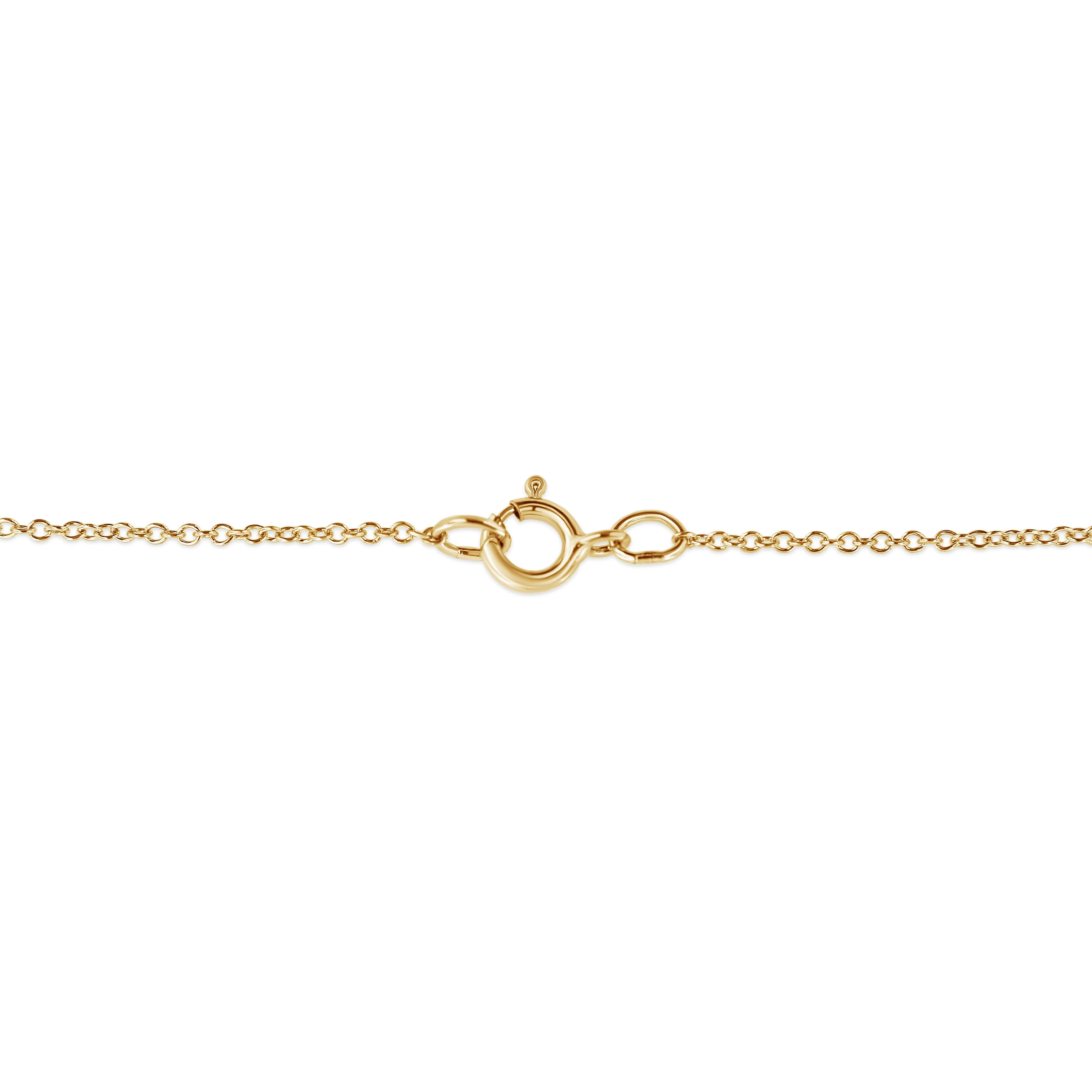 10K Yellow Flashed .925 Sterling Silver 1/4 Cttw Champagne Diamond Filigree Cross Pendant Necklace (K-L Color, I1-I2 Clarity) - 18" - Image 6