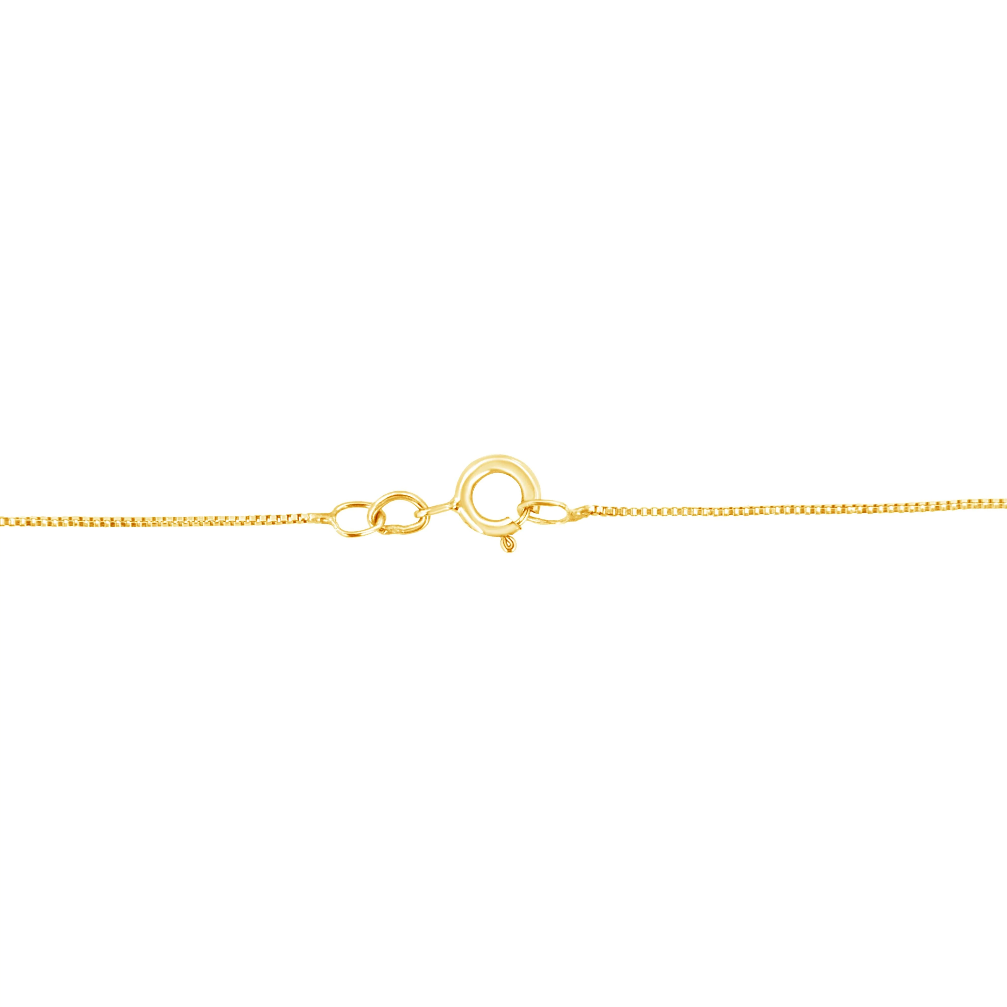 10k Yellow Gold Plated .925 Sterling Silver 3.0 cttw Round-Cut Diamond Open Heart Pendant Necklace (J-K Color, I1-I2 Clarity) - 18" - Image 4