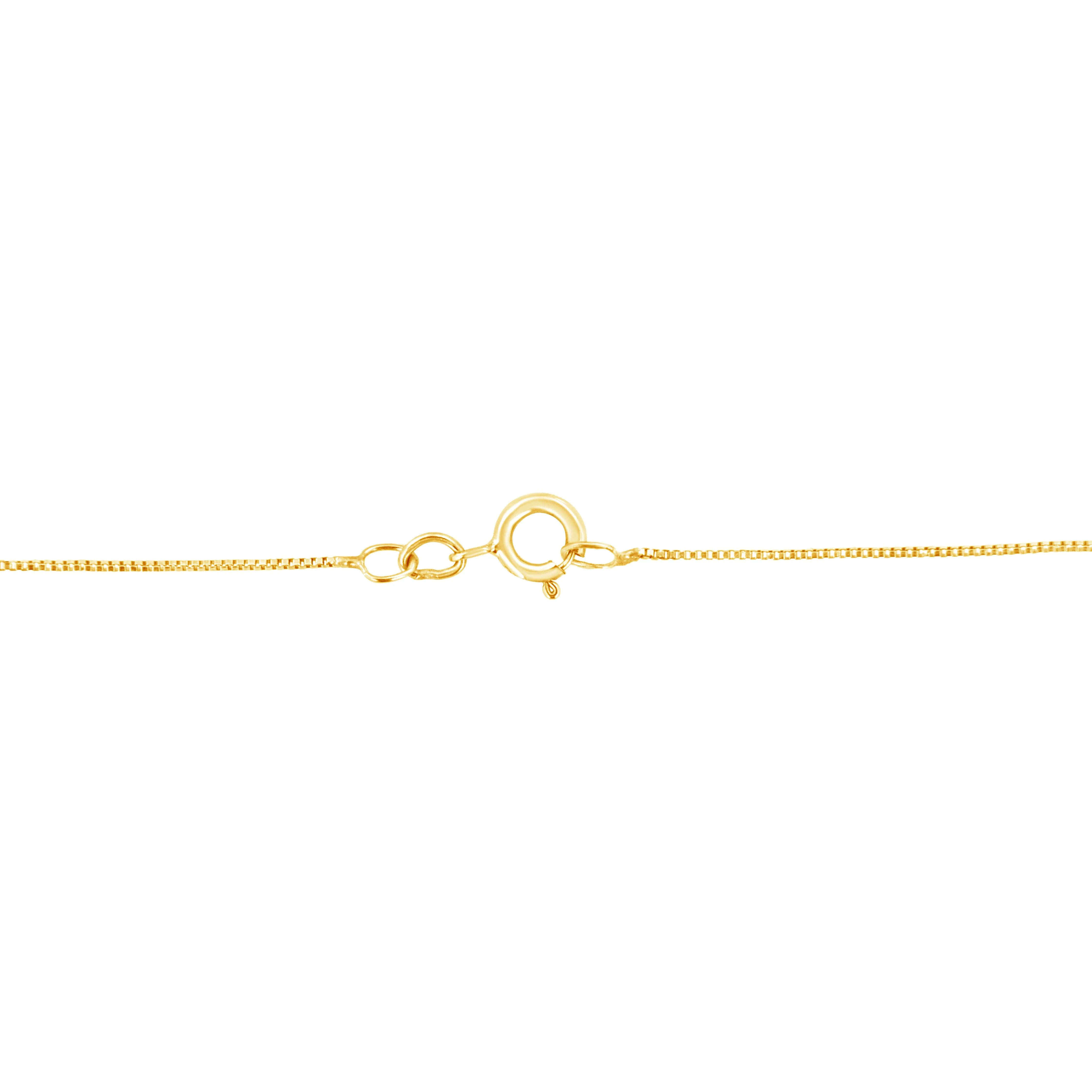 10k Yellow Gold Plated .925 Sterling Silver 3.0 cttw Round-Cut Diamond Open Heart Pendant Necklace (J-K Color, I1-I2 Clarity) - 18" - Image 8