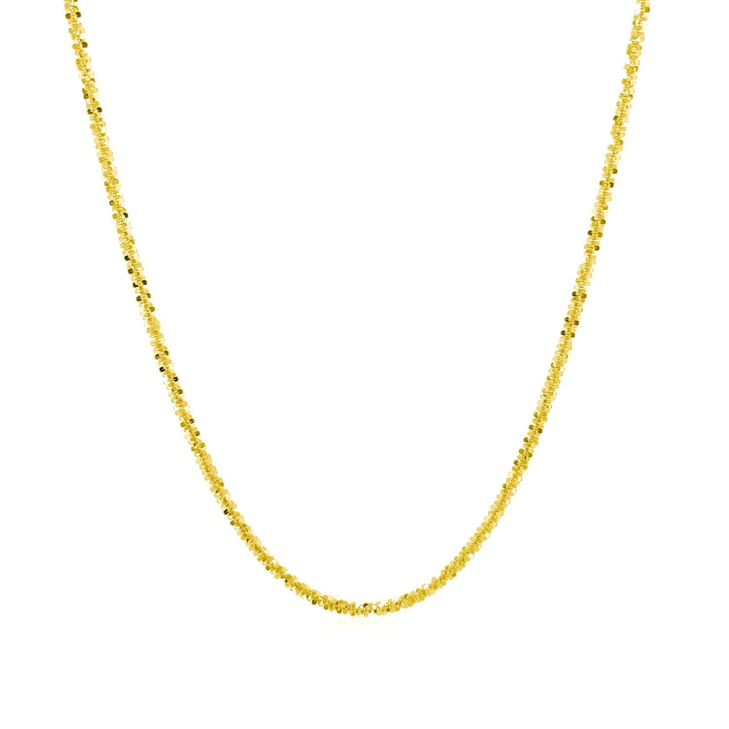 10k Yellow Gold Sparkle Chain 1.50 mm) - Image 2