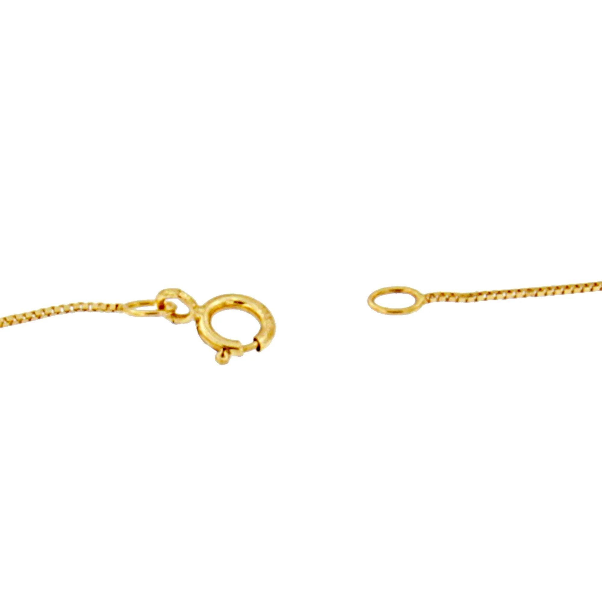 14K Yellow Gold 1 1/4 cttw Princess and Baguette Cut Geometric Inspired Diamond Pendant Necklace (H-I, VS1-VS2) - Image 6