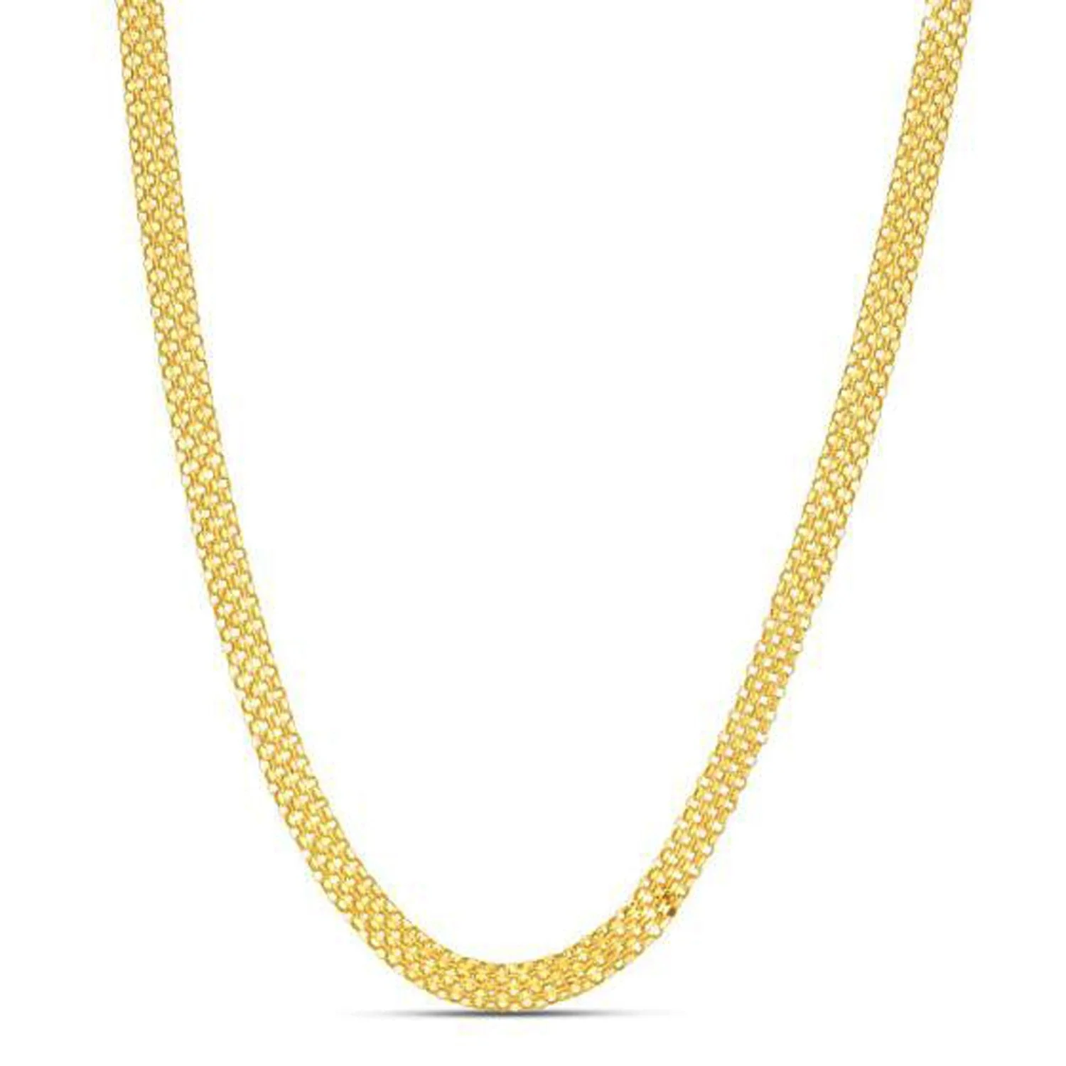 14k Yellow Gold Bismark Chain (4.70 mm) - Image 2