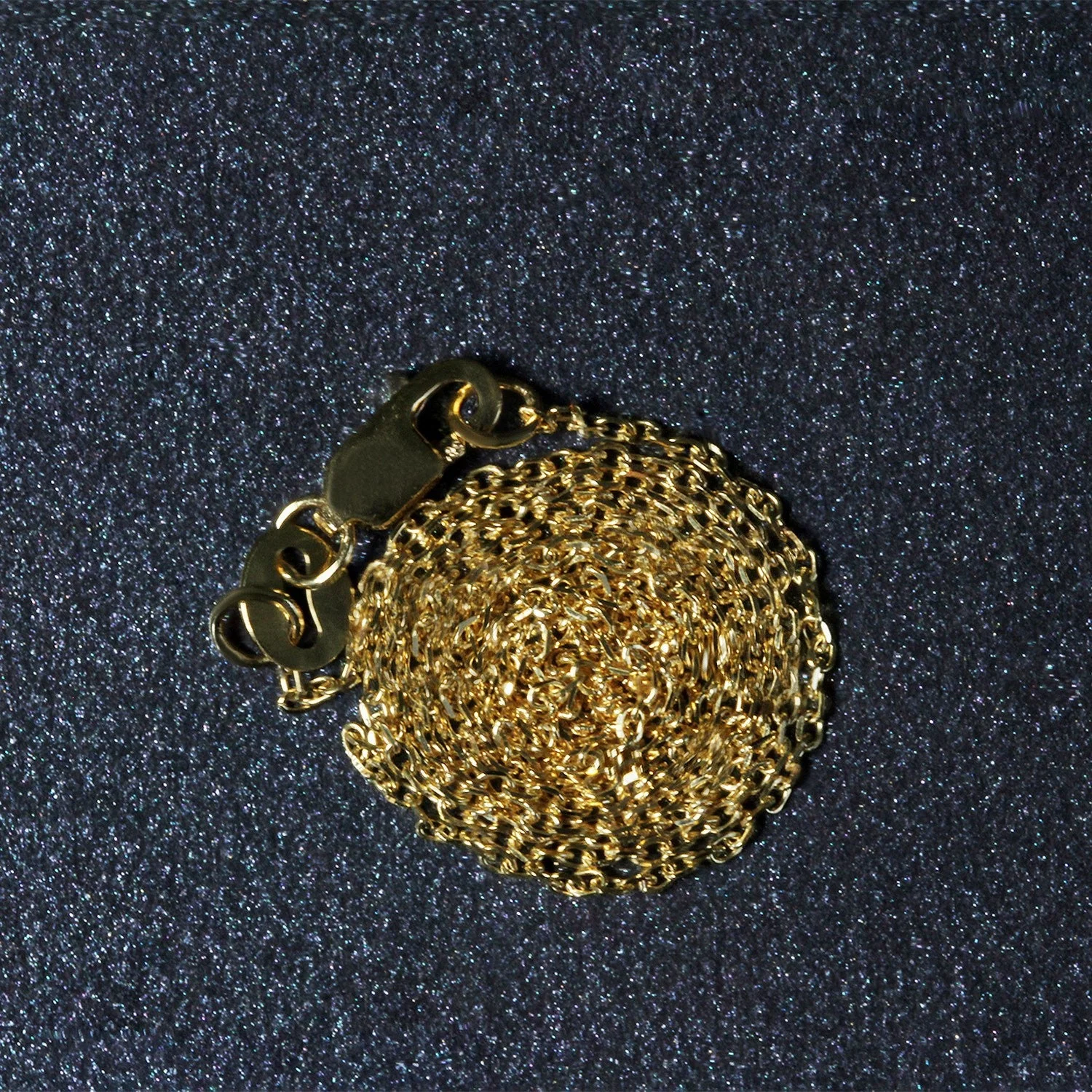 14k Yellow Gold Diamond Cut Cable Link Chain 0.8mm - Image 5