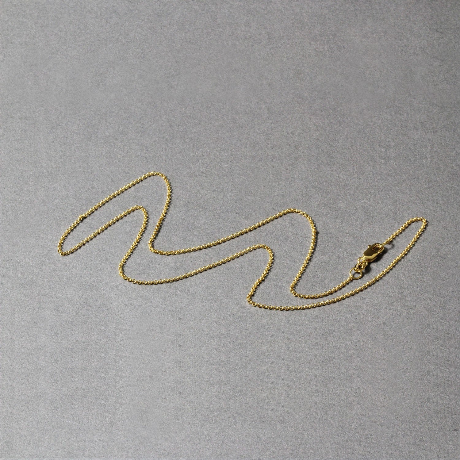 14k Yellow Gold Diamond Cut Rolo Chain 1.1mm - Image 11