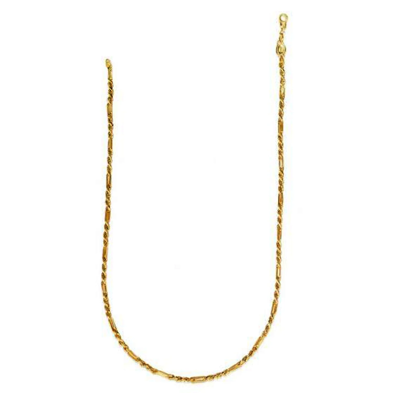 14k Yellow Gold Figa Rope Chain (3.00 mm) - Image 4