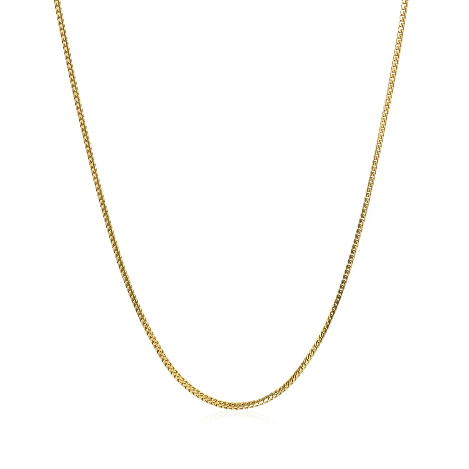 14k Yellow Gold Franco Chain 0.9mm - Image 3