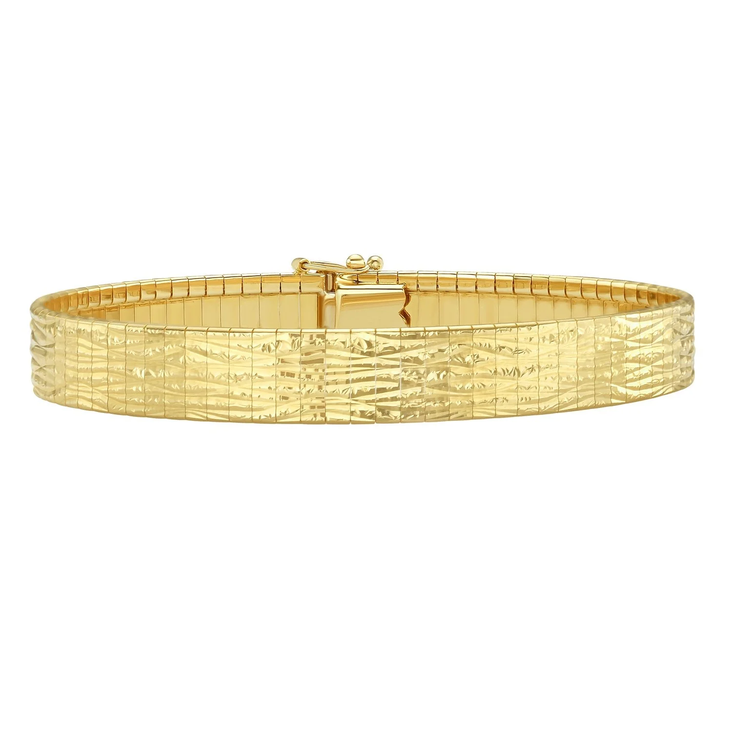 14k Yellow Gold Glacier Bracelet (8.10 mm) - Image 4