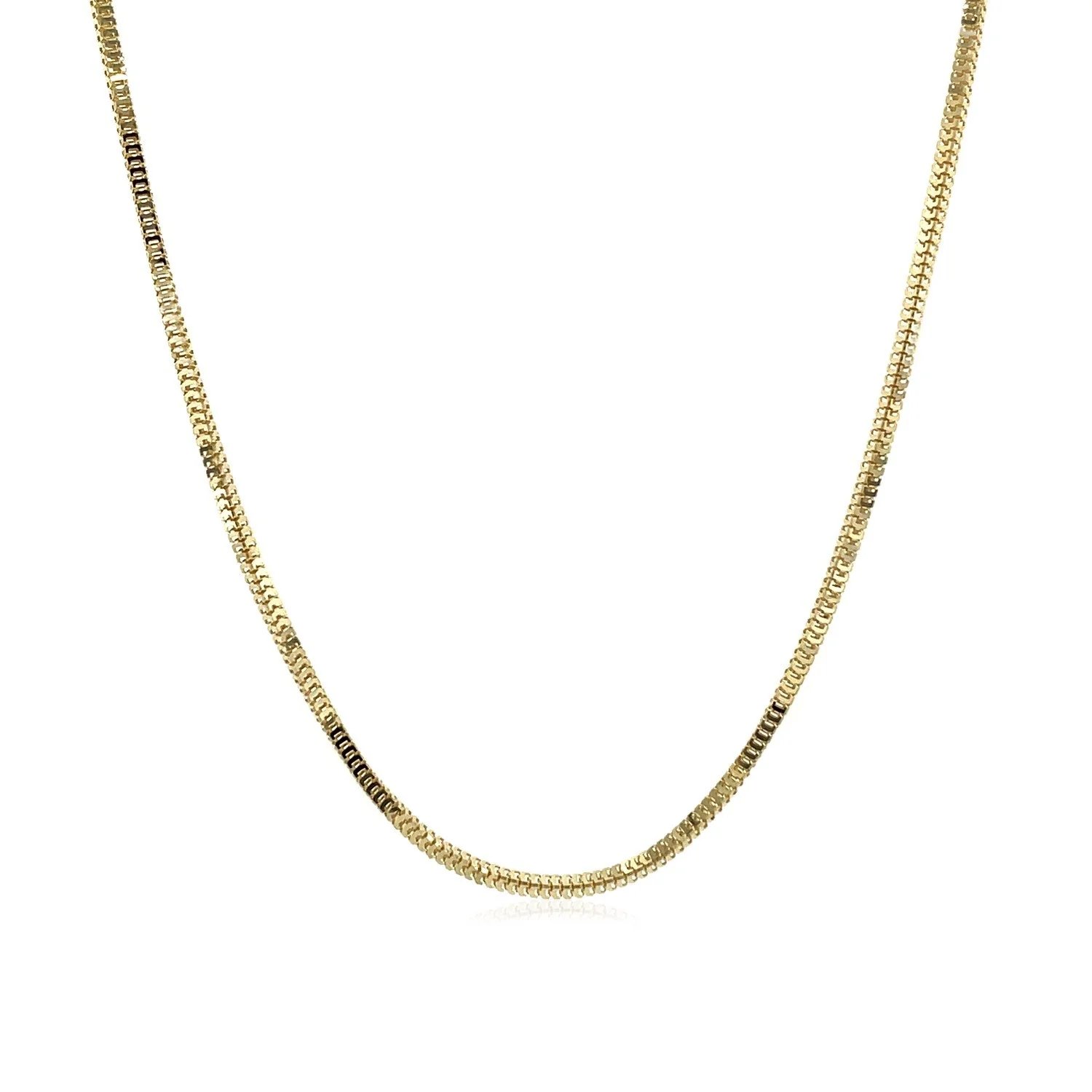 14k Yellow Gold Milano Chain 1.1mm - Image 9