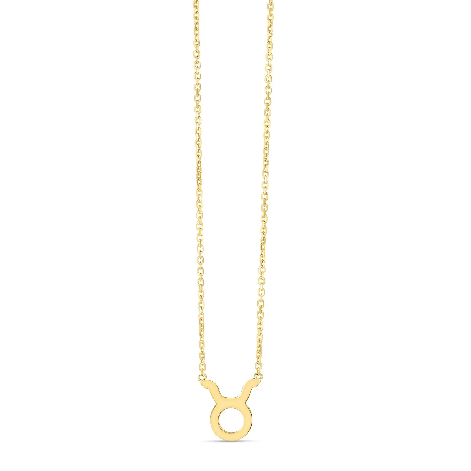 14K Yellow Gold Taurus Necklace - Image 4