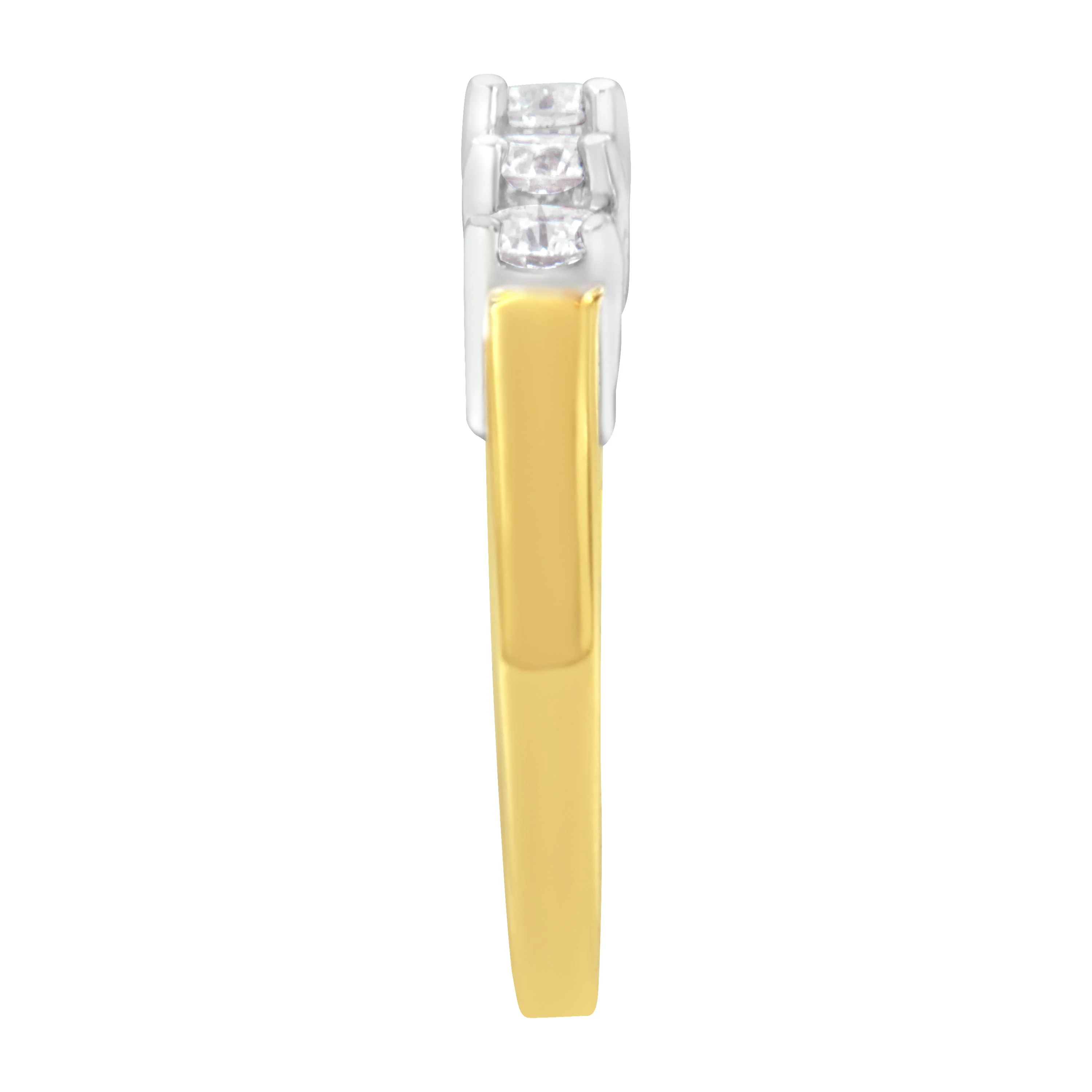 14KT Two Toned Gold 5 Stone Diamond Ring (1 cttw, H-I Color, SI1-SI2 Clarity) - Image 10