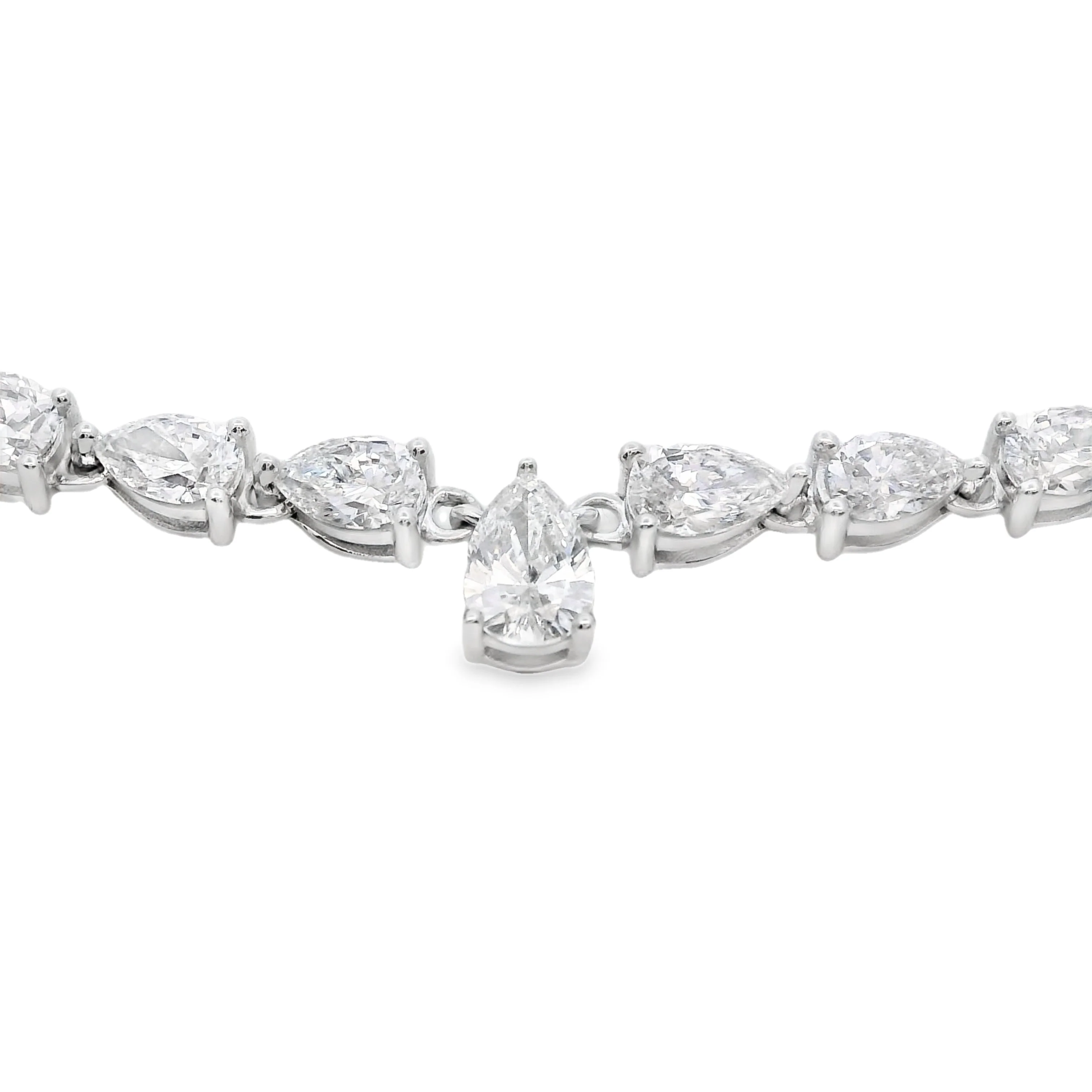 15.00ct Lab Grown Diamond Tennis 14KT White Gold - Image 2