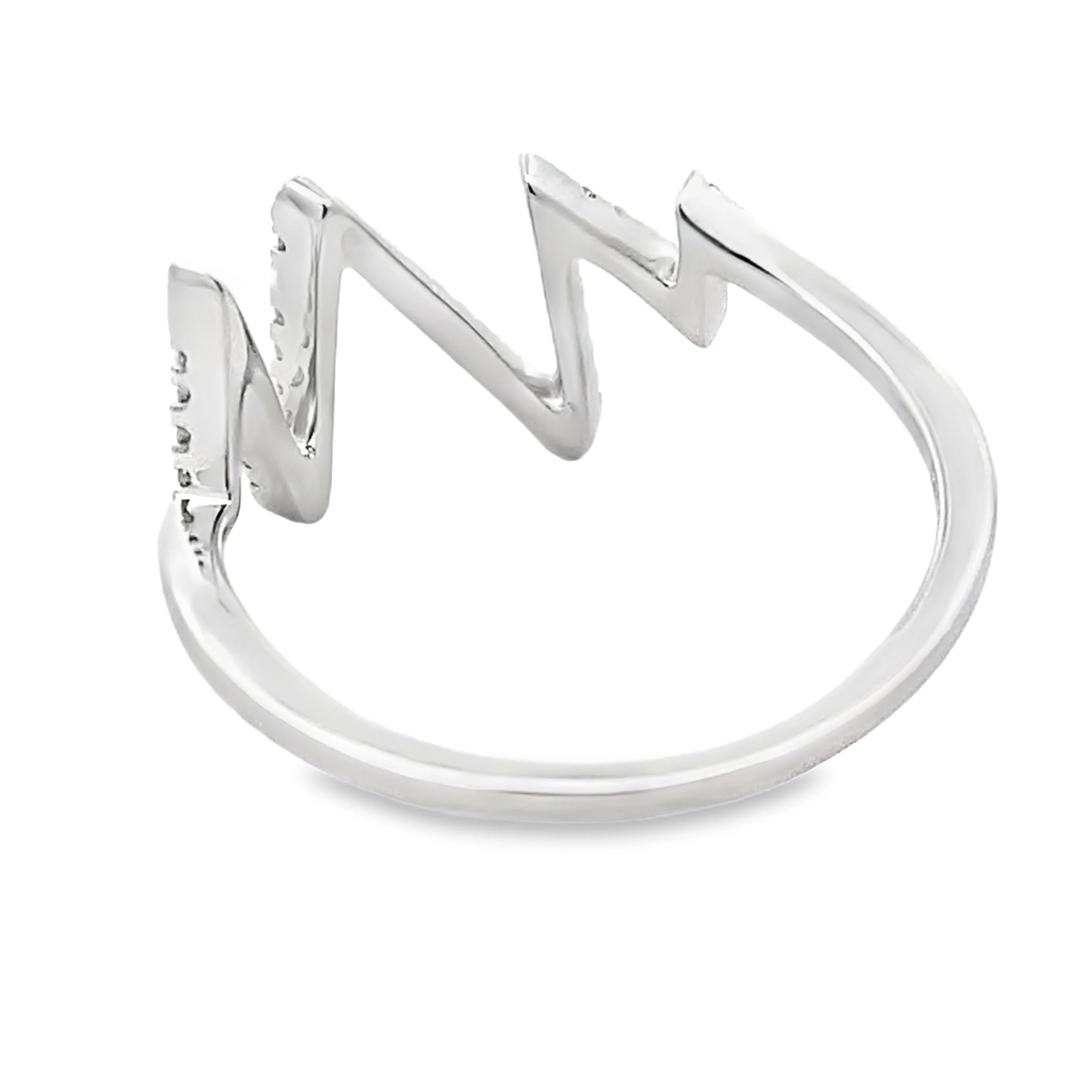 .15ct Diamond Ring 14KT White Gold - Image 2