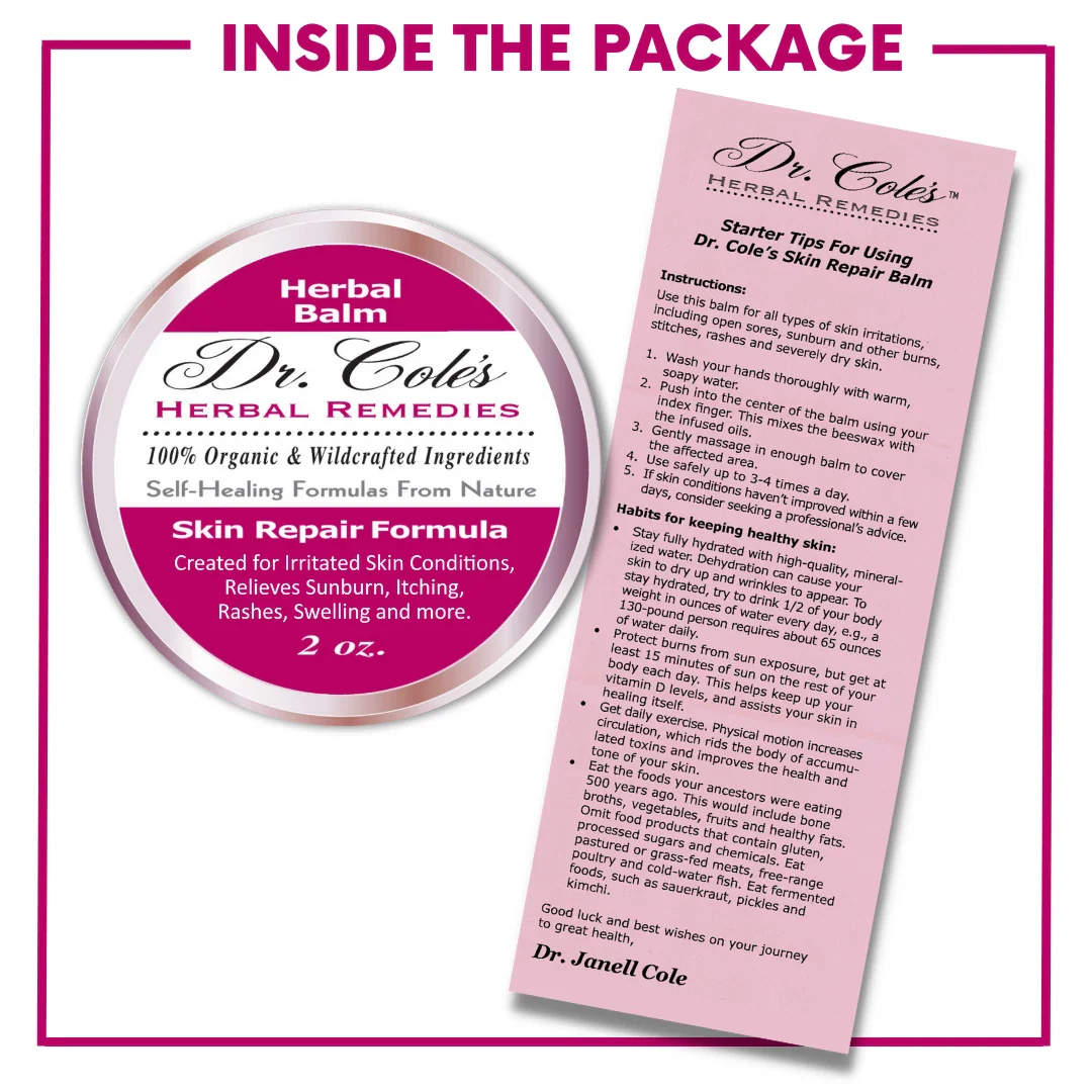 16 - Dr. Cole's Organic Skin Repair Herbal Balm - Image 3
