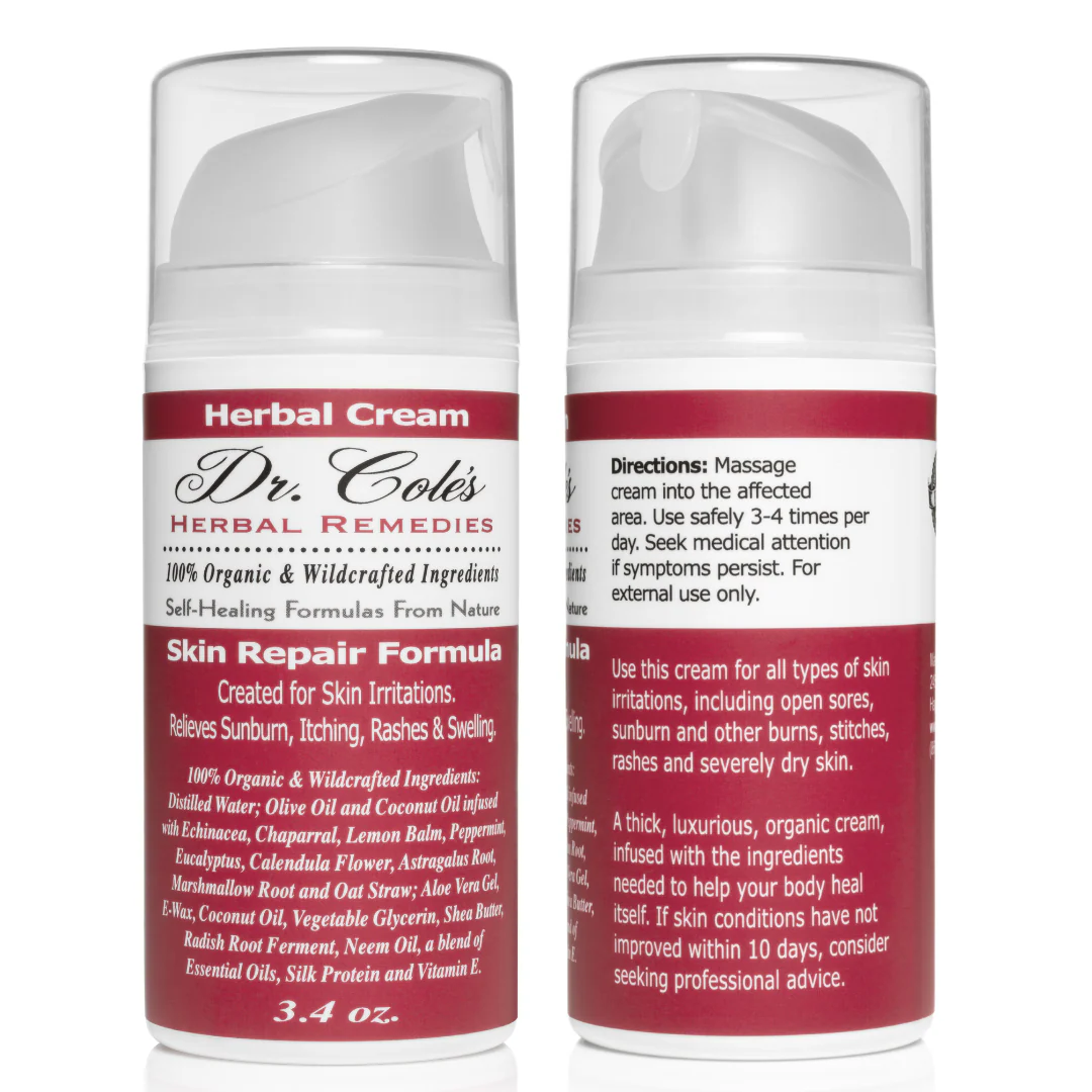 17 - Dr. Cole's Organic Skin Repair Herbal Cream - Image 4