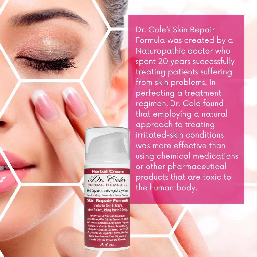 17 - Dr. Cole's Organic Skin Repair Herbal Cream - Image 7