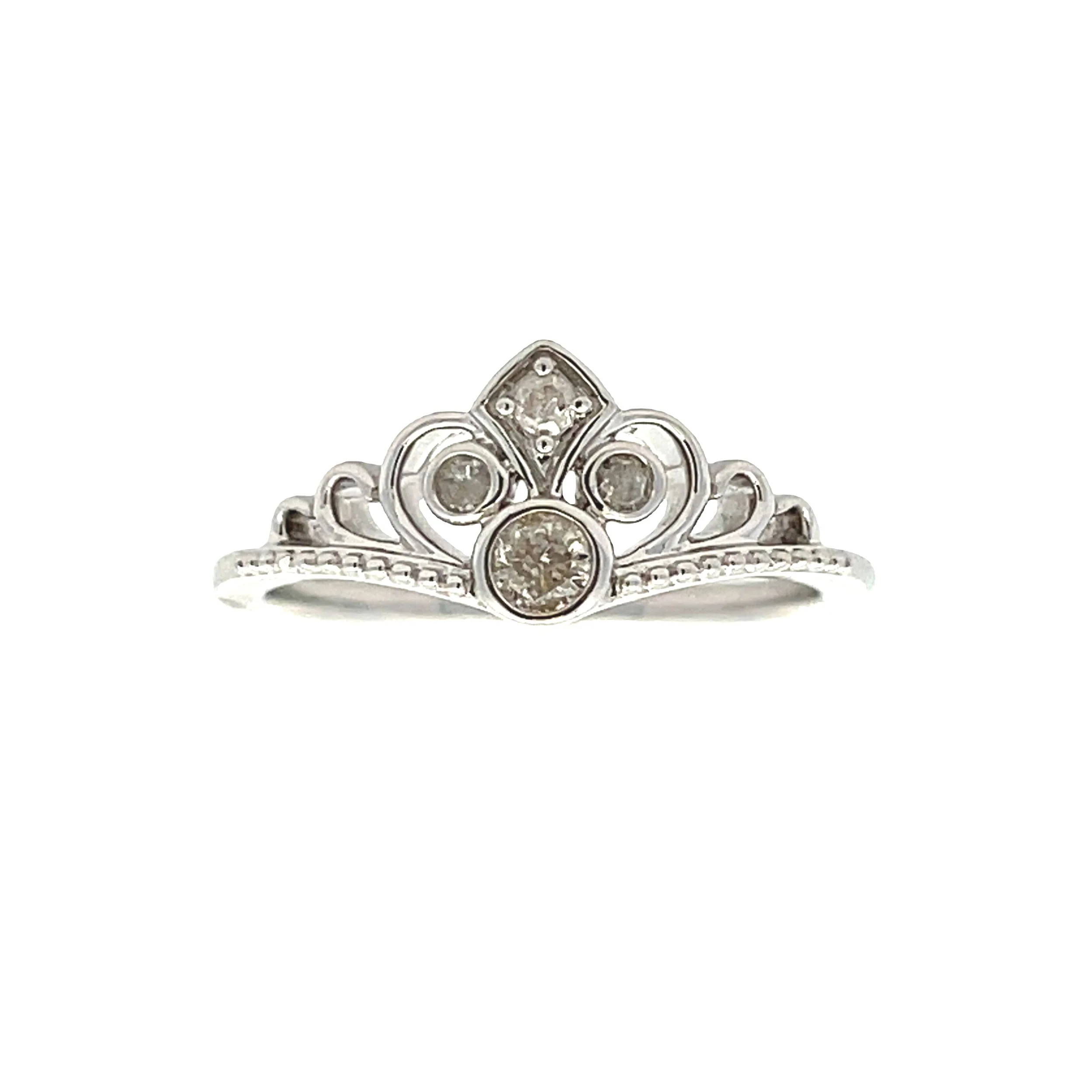 .17ct Diamond Ring Sterling Silver