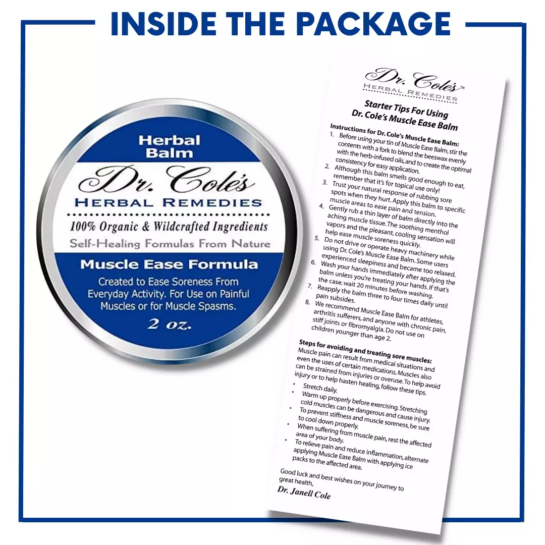 19 - Dr. Cole's Muscle Ease Herbal Balm - Image 4