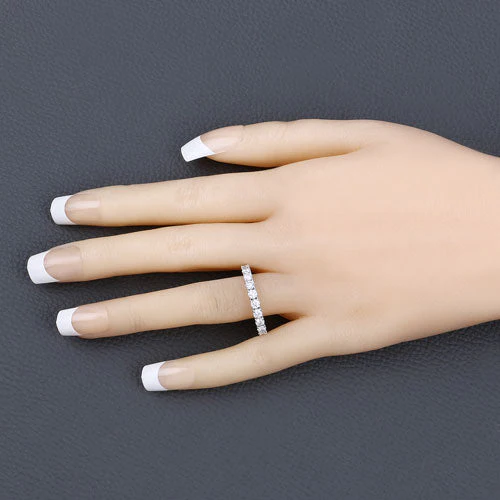 2.00 Carat Lab Grown Diamond 14K White Gold Ring - Image 7