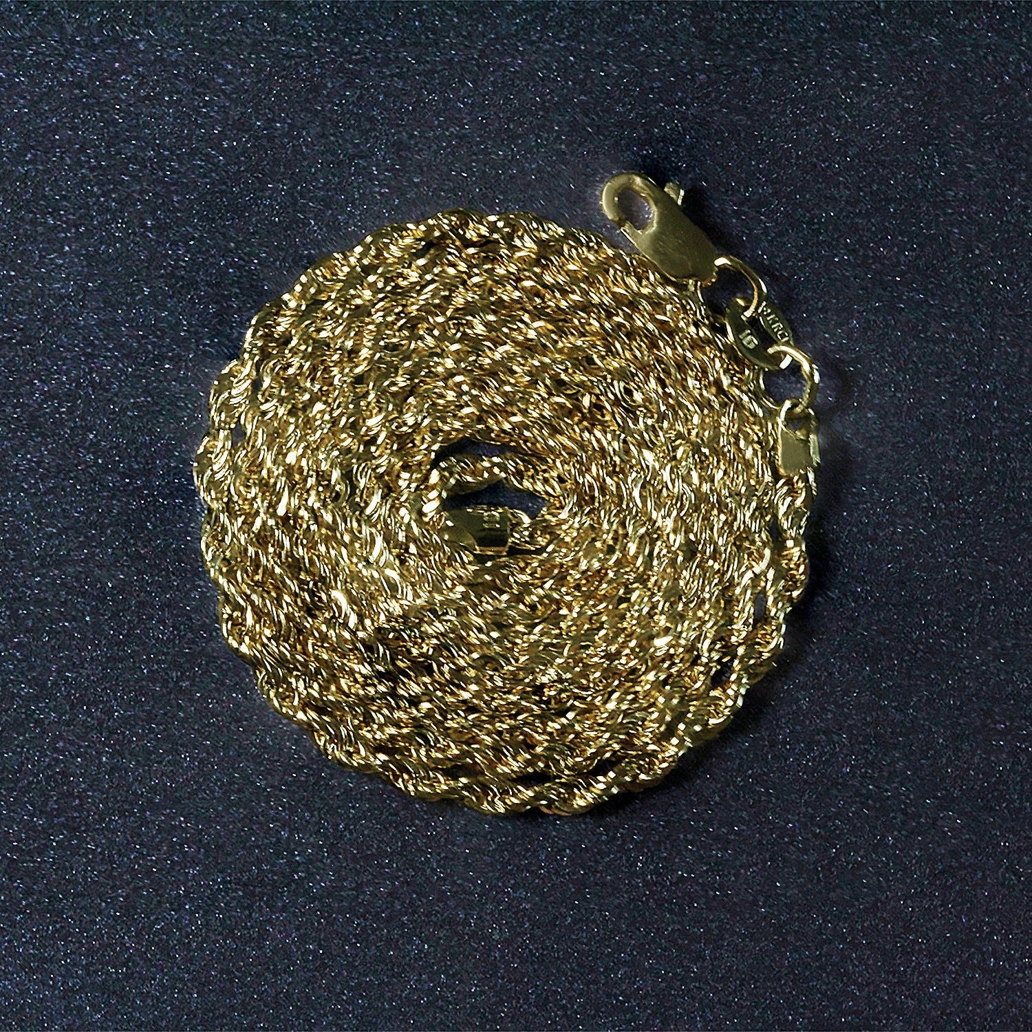 2.0mm 14k Yellow Gold Light Rope Chain - Image 12