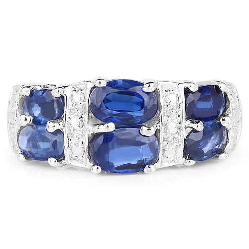 2.44 Carat Genuine Kyanite .925 Sterling Silver Ring - Image 6