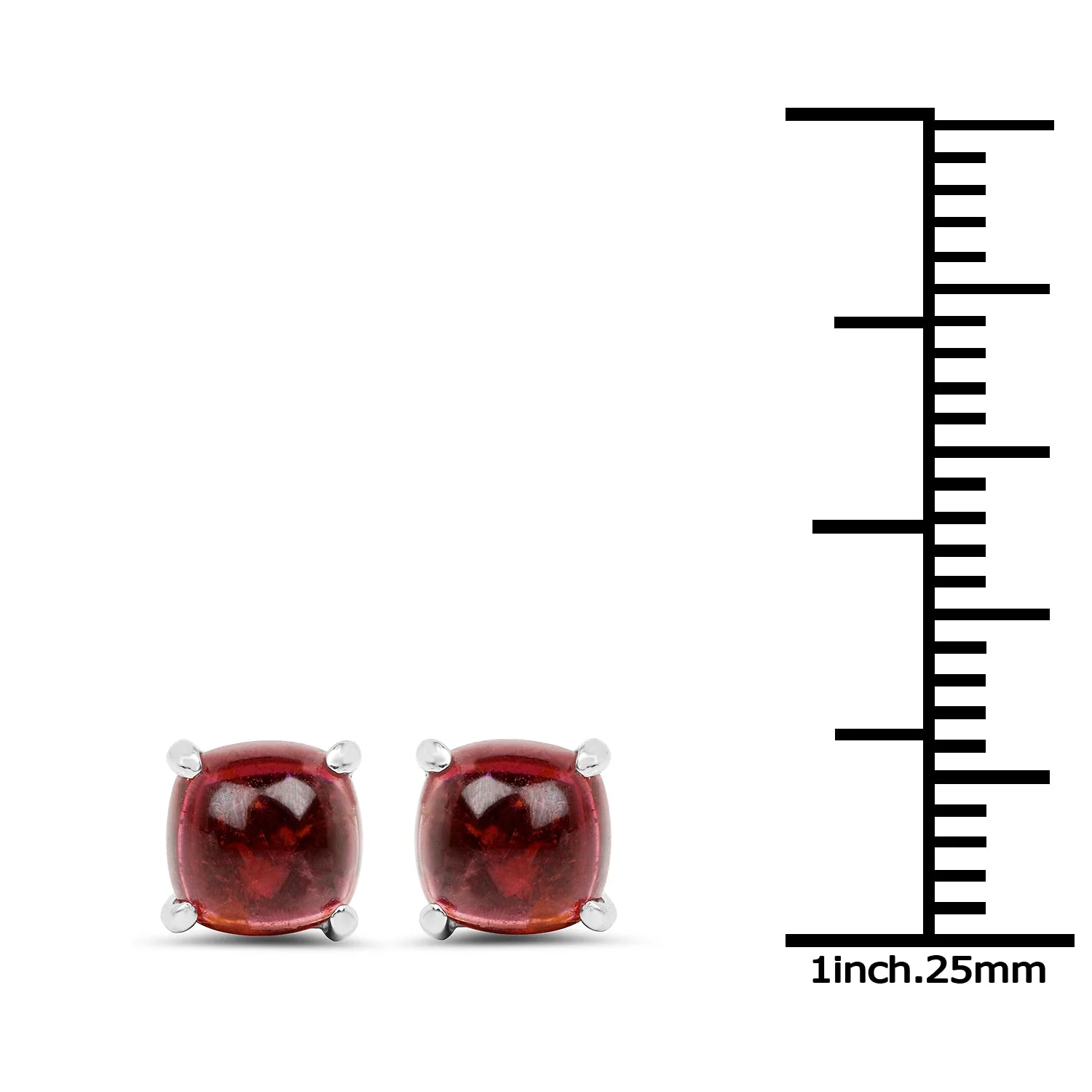 2.60 Carat Genuine Pink Topaz .925 Sterling Silver Earrings - Image 3